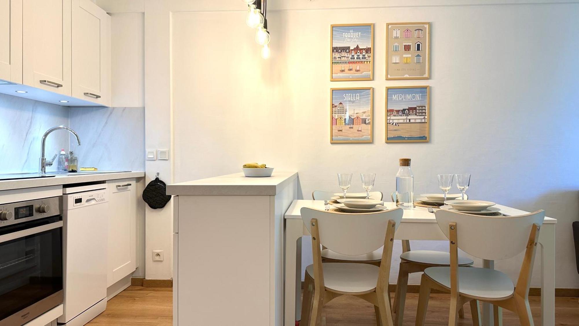 Appt 4 Pers-2 Chb-2 Sdb-Piscine-Linge Inclus-Literies Faites A L'Arrivee Inclus-Parking Lägenhet Le Touquet Exteriör bild