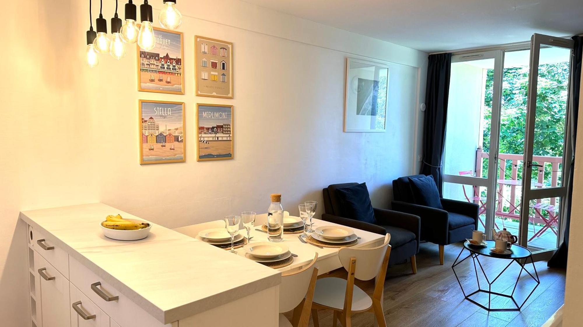 Appt 4 Pers-2 Chb-2 Sdb-Piscine-Linge Inclus-Literies Faites A L'Arrivee Inclus-Parking Lägenhet Le Touquet Exteriör bild